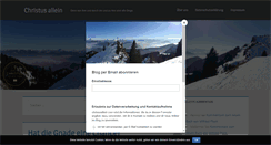 Desktop Screenshot of christusallein.com